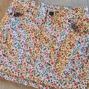Floral skirt- Girls size 7 carter's brand skirt